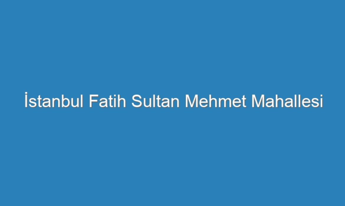 İstanbul Fatih Sultan Mehmet Mahallesi Kompresör Servisi