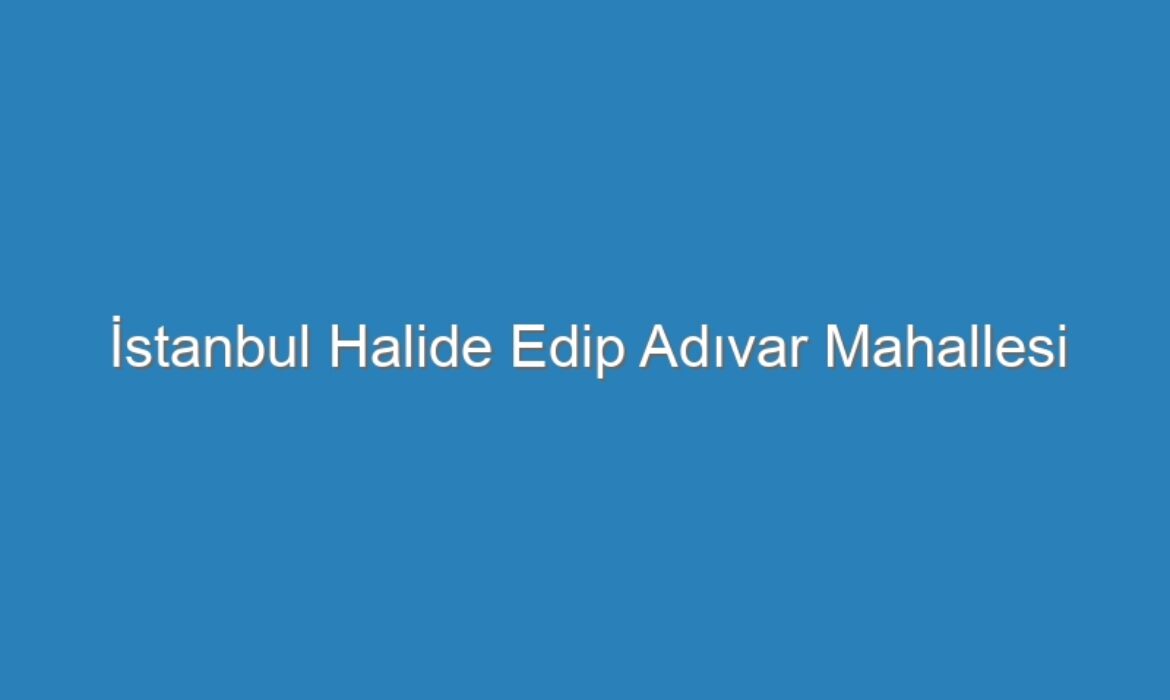İstanbul Halide Edip Adıvar Mahallesi Kompresör Servisi