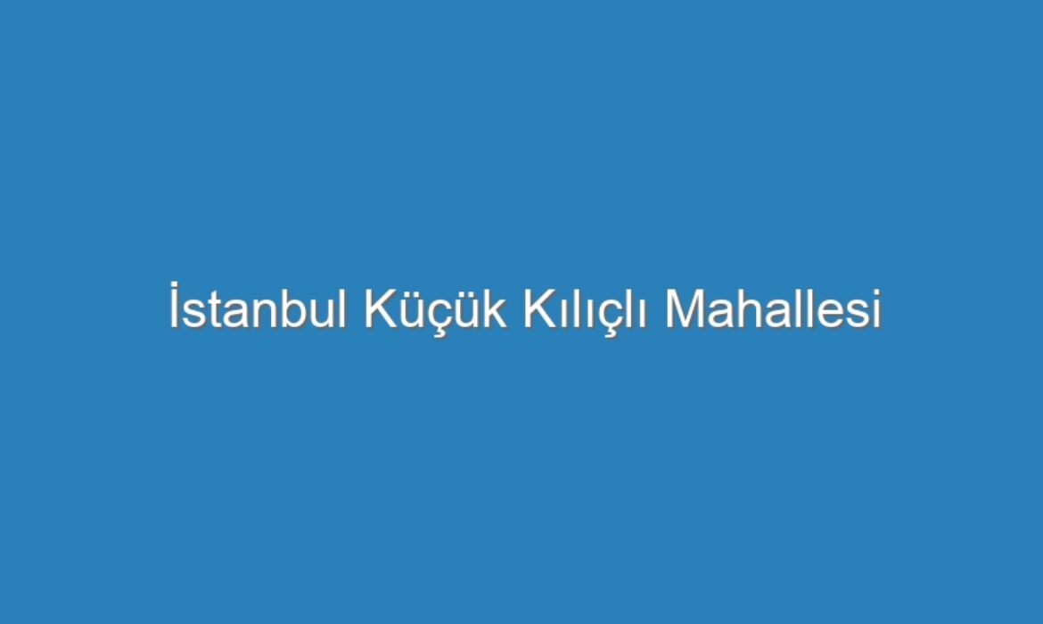 İstanbul Küçük Kılıçlı Mahallesi Kompresör Servisi