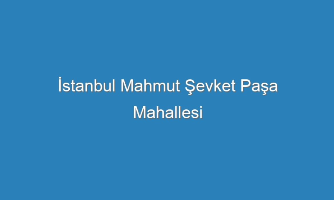 İstanbul Mahmut Şevket Paşa Mahallesi Kompresör Servisi